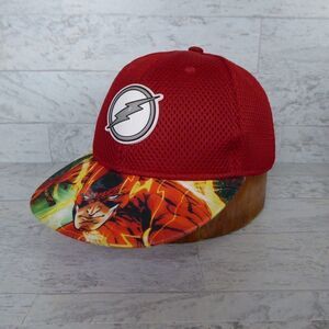 DC Comics The Flash Hat Two Tone Red Original Snapback Baseball Cap Adjustable